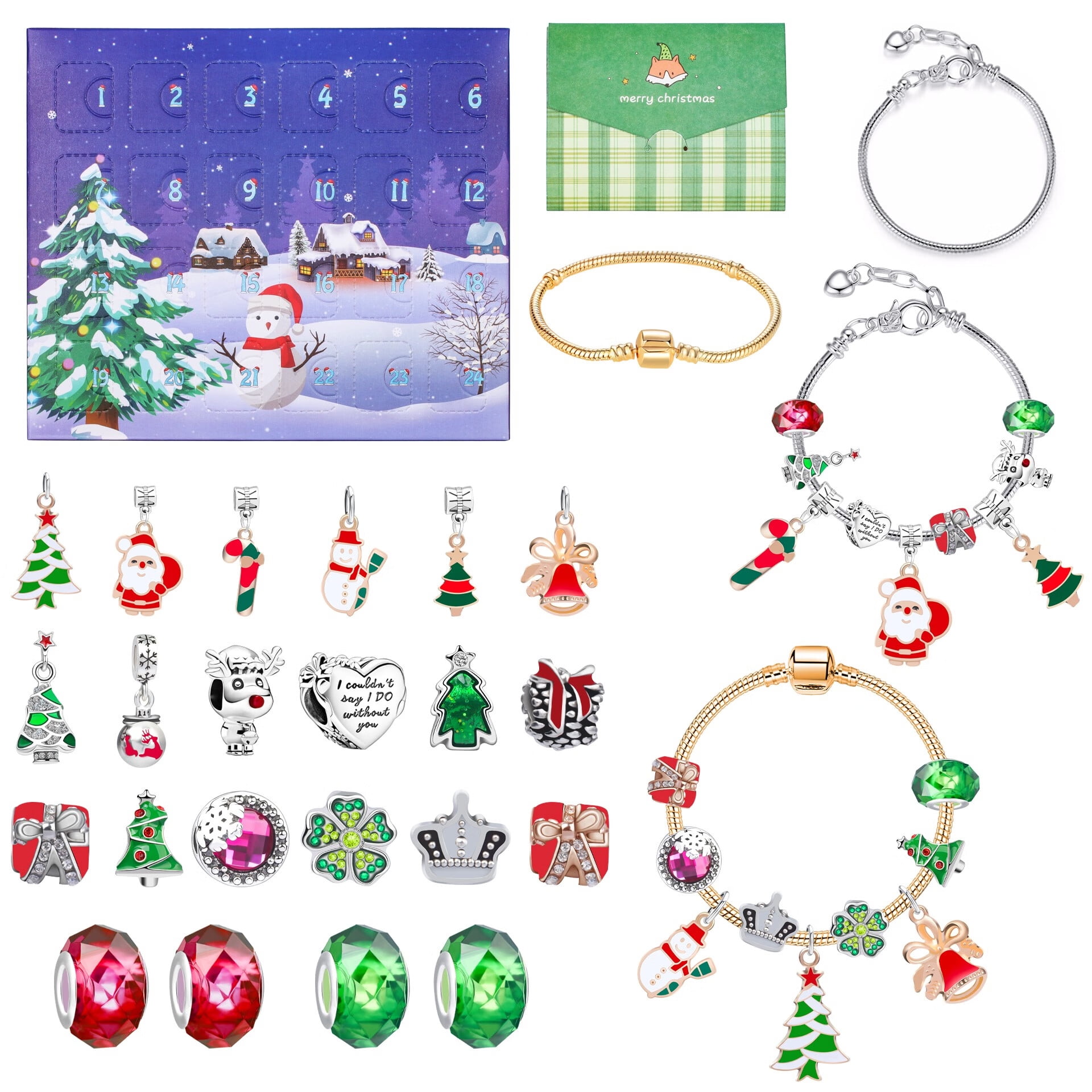  Girls Advent Calendar 2023, Charm Bracelets Making Kit for Kids  Christmas Countdown Calendars 24 Days Xmas Jewelry Making Kit for Girls 5-7,  Teens Teenagers Girl 8-12 & Women Arts and Crafts