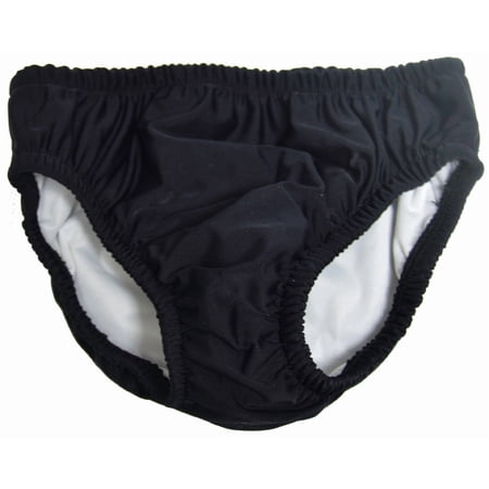 My Pool Pal Reusable Swim Diaper, Black, 2 Toddler