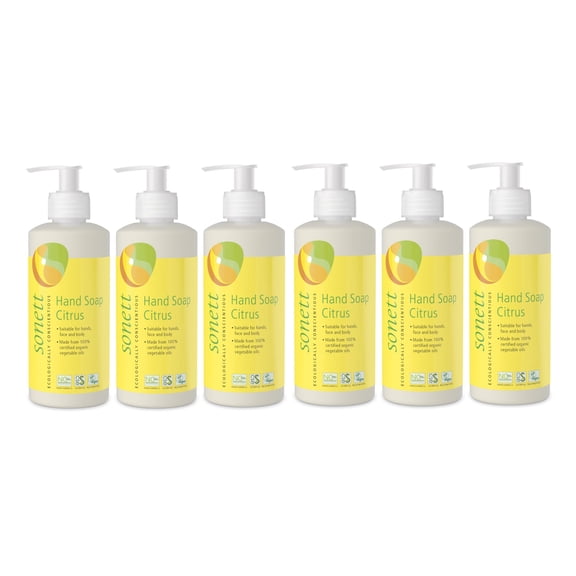 Sonett Hand Soap Citrus - 10 fl. oz. 300 mL - 6 Pack