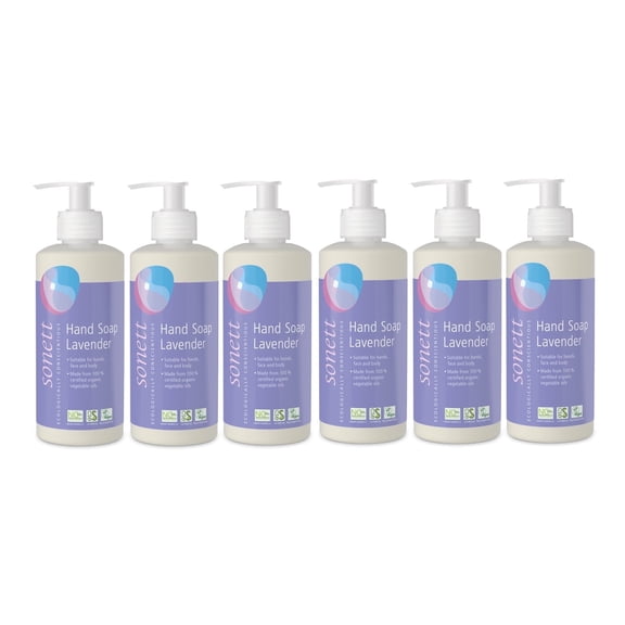 Sonett Hand Soap Lavender - 10 fl. oz. 300 mL - 6 Pack