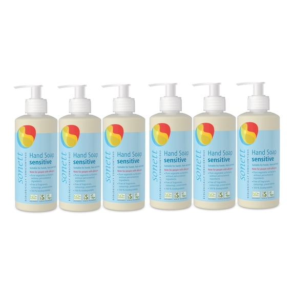 Sonett Hand Soap Sensitive - 10 fl. oz. 300 mL - 6 Pack