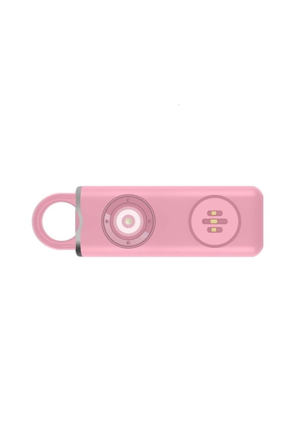 Song Alarm Keychain Safe Sound Alarm with LED Flashlight Security Protections Devices for Woman Girl