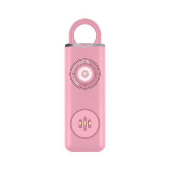 Song Alarm Keychain with Light Safe Sound Alarm Security Protections Devices Rechargeable Security Alarm