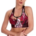 thumbnail image 1 of Song Hazbin Hotel Women's Sports Bras Racerback Padded Workout Slimming Tank Tops Camisole Yoga Vest Activewear Fitness Running Crop Top, 1 of 6