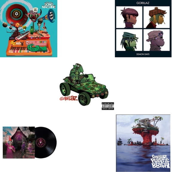 Song Machine: Season One & Cracker Island & Plastic Beach (2LP) & Gorillaz & Demon Days (2LP)