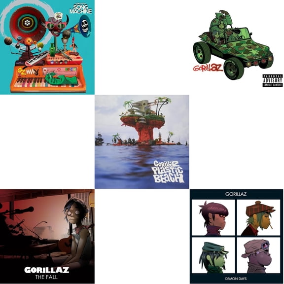 Song Machine: Season One & Fall & Plastic Beach & Gorillaz & Demon Days (2LP)
