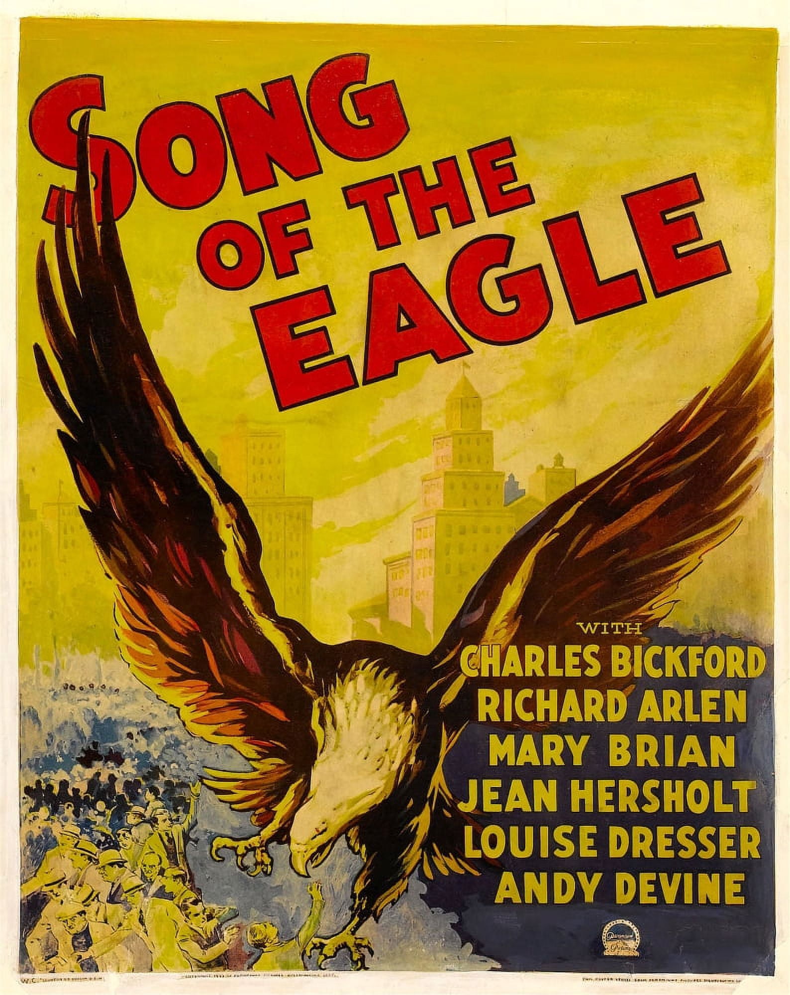 Song Of The Eagle Canvas Art - (11 x 17)