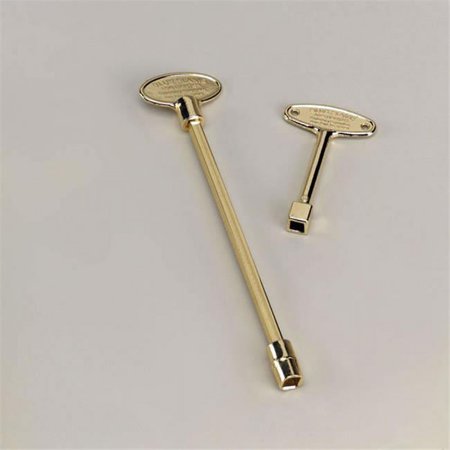 Song Wei Metal Mfg. Co. NDNT.KY.PB Hargrove 3 Inch  Brass Key With 1/4 Inch -5/16 Inch  Socket End