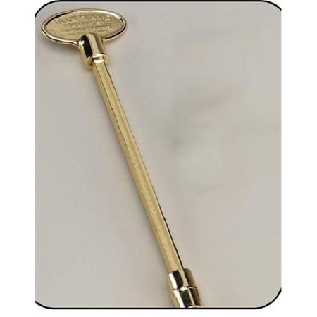 Song Wei Metal Mfg. Co. NKY.8.BR Hargrove 8 Inch Brass Key With 1/4 Inch -5/16 Inch Socket End