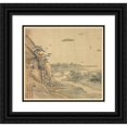 thumbnail image 1 of Song Xu 16x15 Black Ornate Wood Framed Double Matted Museum Art Print Titled - Xiaomei (C. 1588), 1 of 5