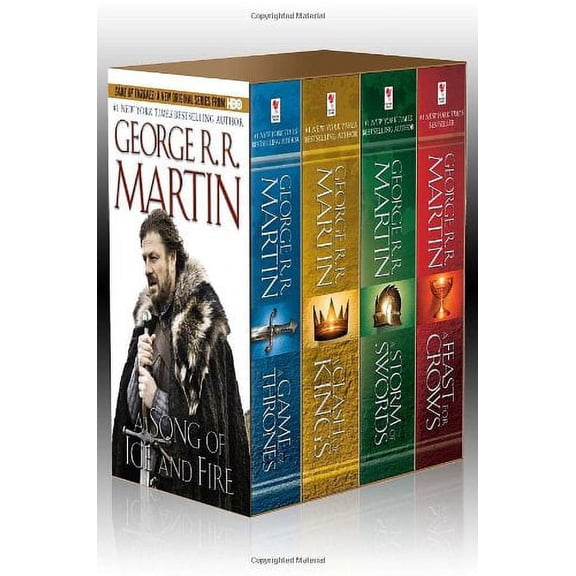 Song of Ice & Fire 4v: A Game of Thrones, a Clash of Kings, a Storm of Swords, and a Feast for Crows (Paperback) by George R R Martin