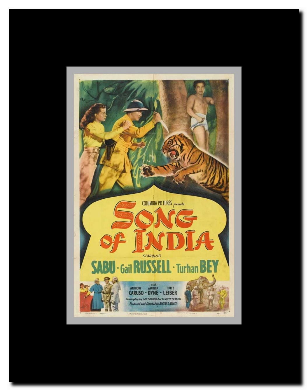 Song of India Framed Movie Poster
