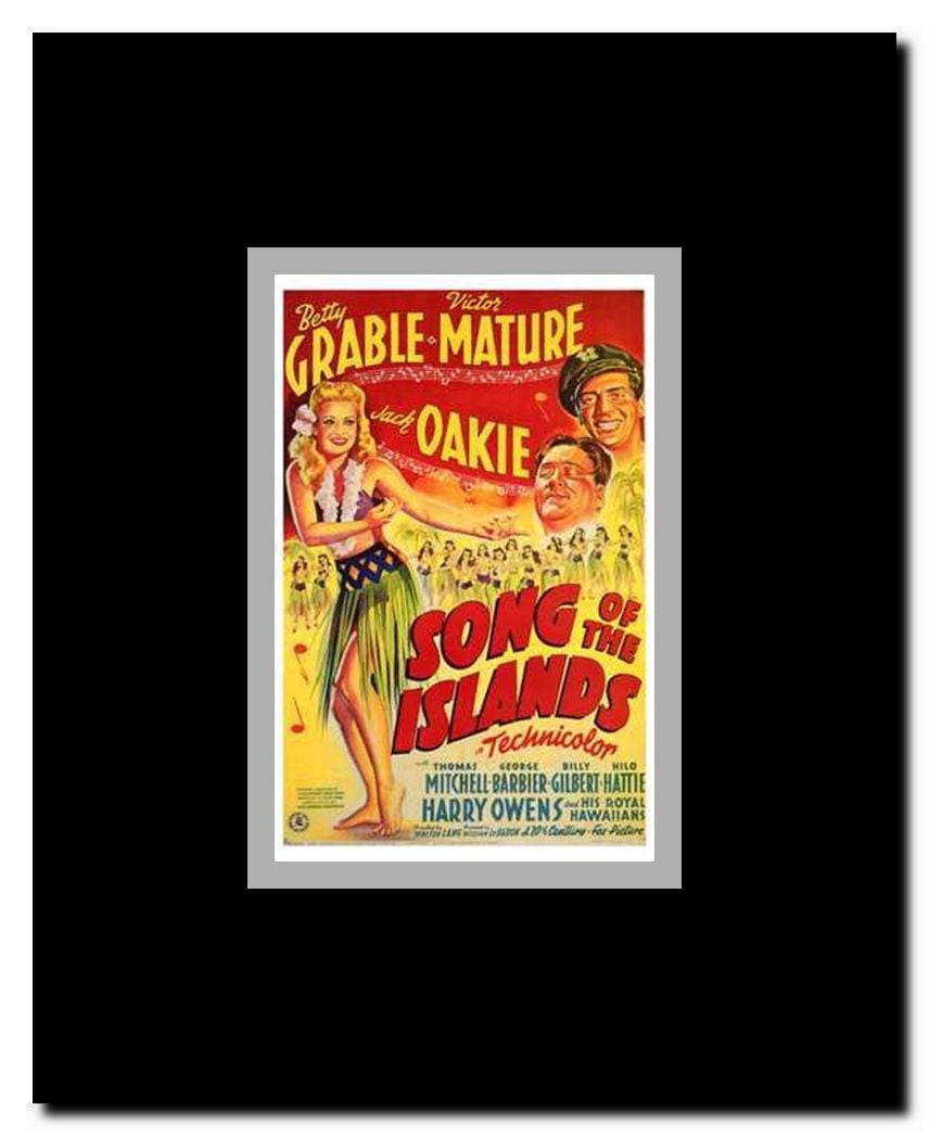 Song of the Islands Framed Movie Poster