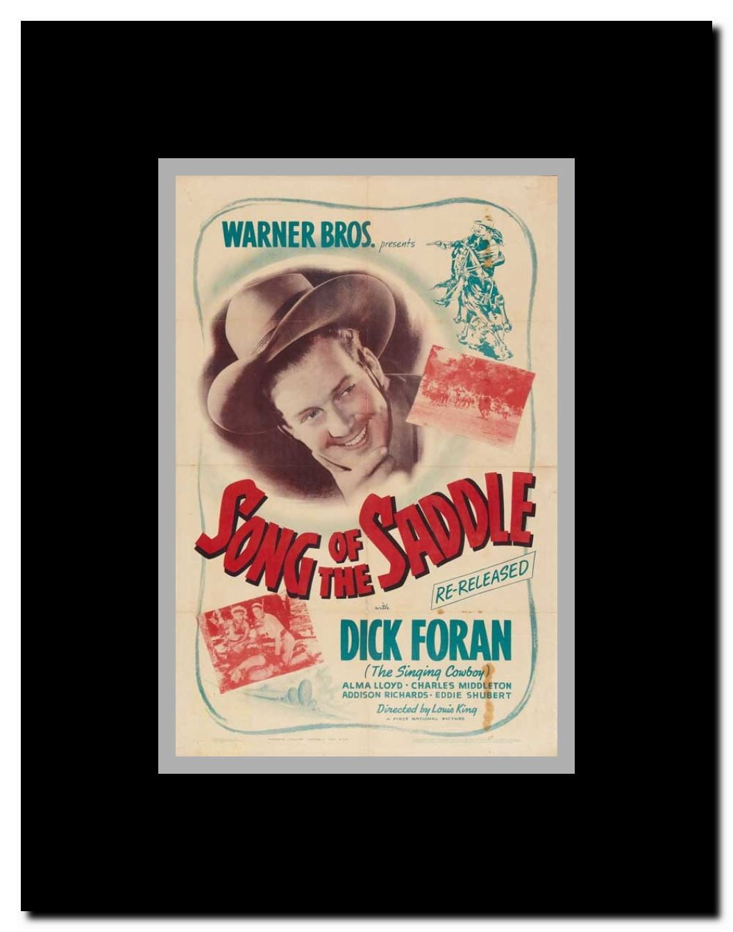 Song of the Saddle Framed Movie Poster
