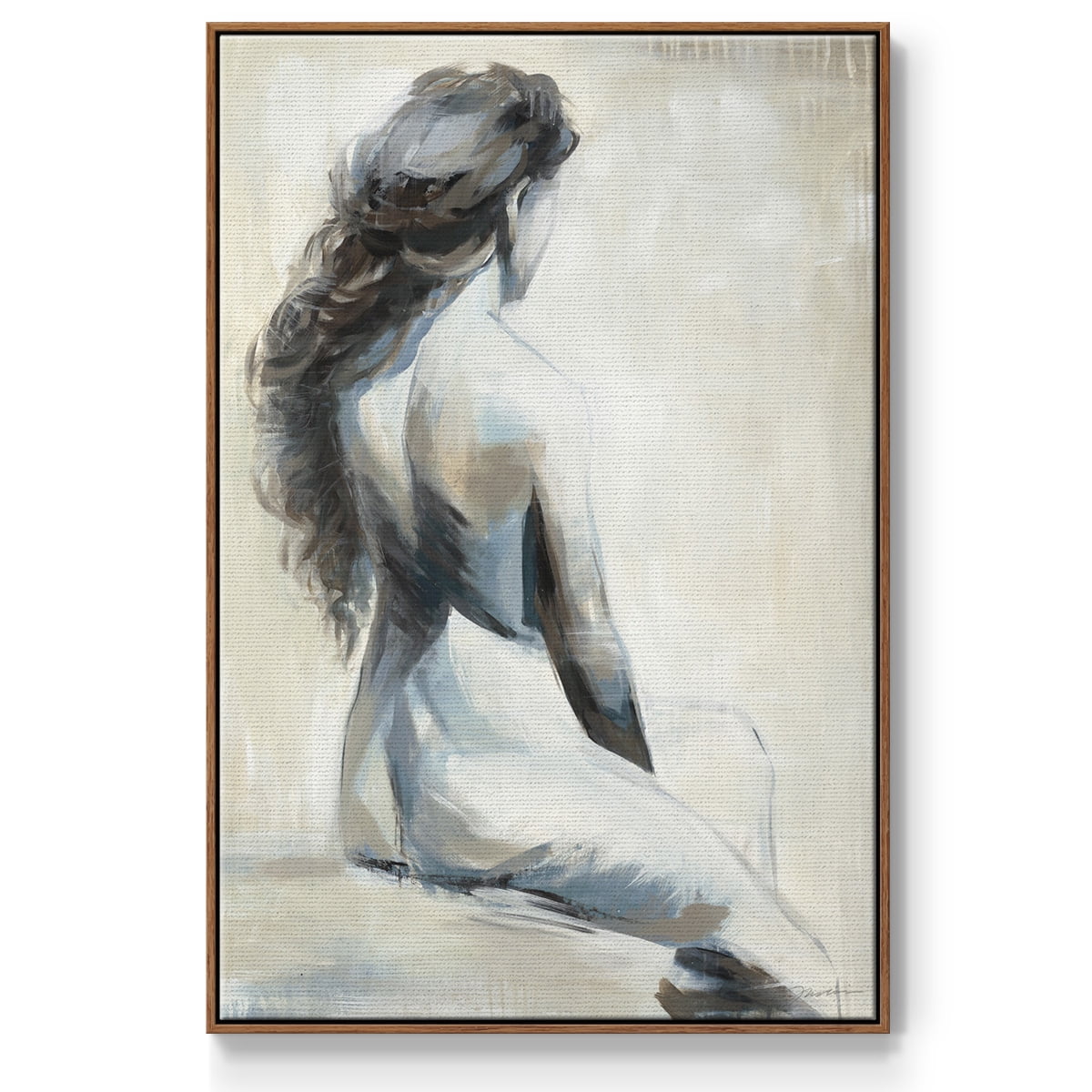 Song on the Wind Framed Premium Gallery Wrapped Canvas - Ready to Hang