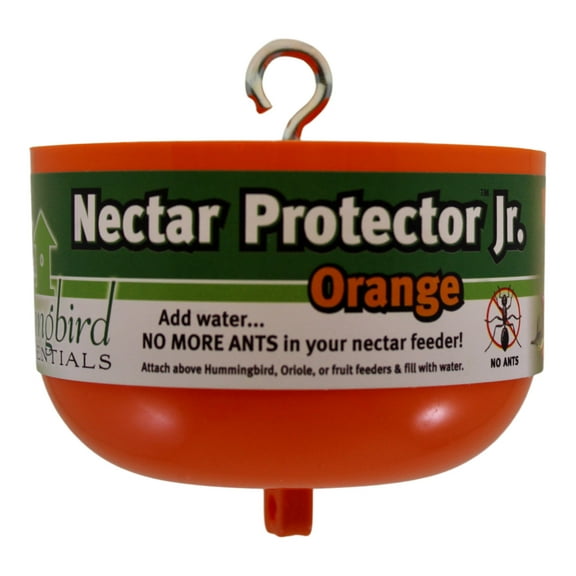 Songbird Essentials Ant Moat for Hummingbird Feeders Nectar Protector 9oz Orange