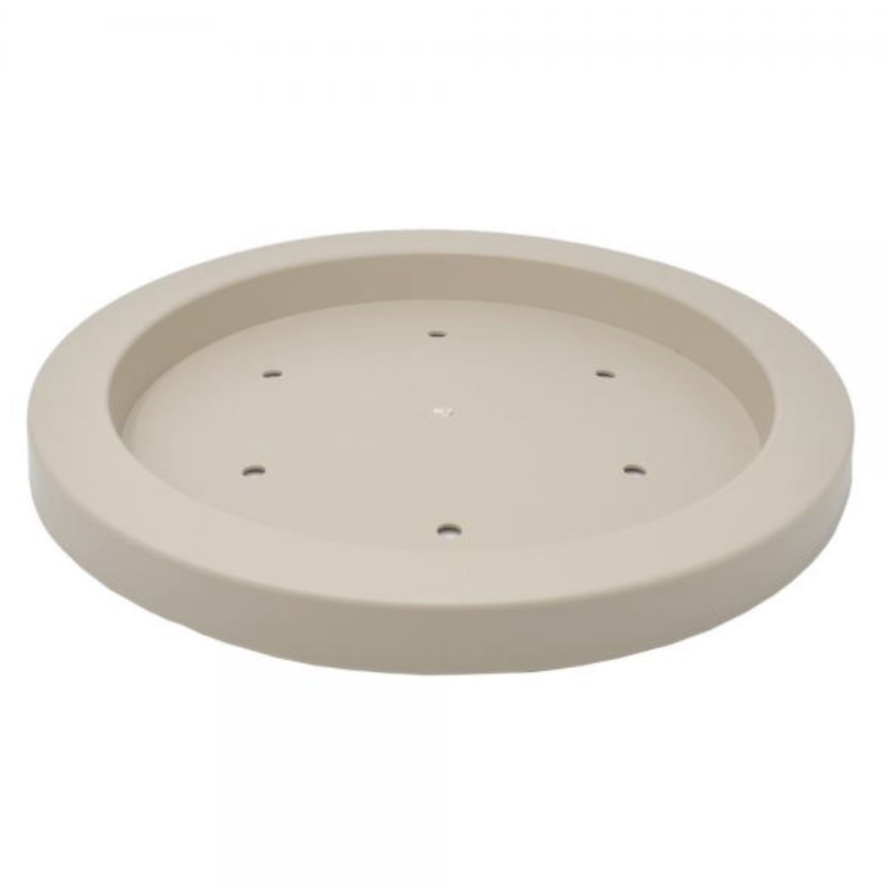Beige UV-Protected Plastic Bird Bath Raft