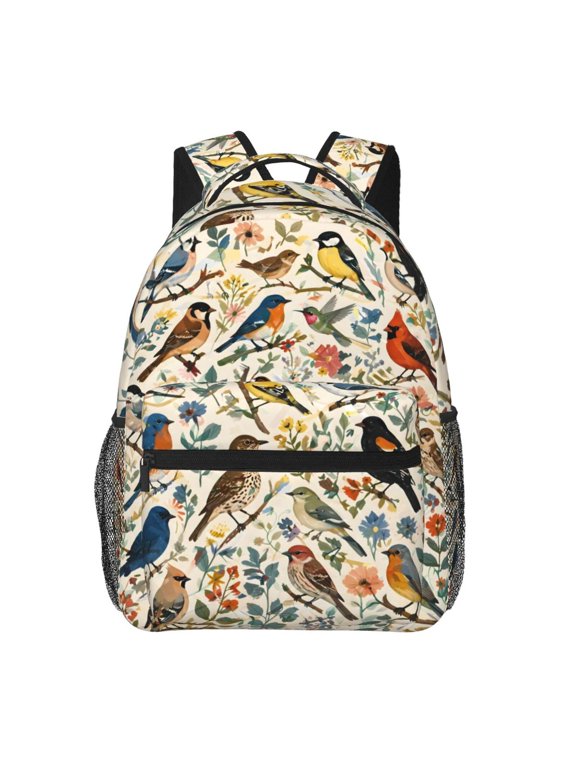 Songbird Garden Backpack Lightweight Travel Bag for Men and Women