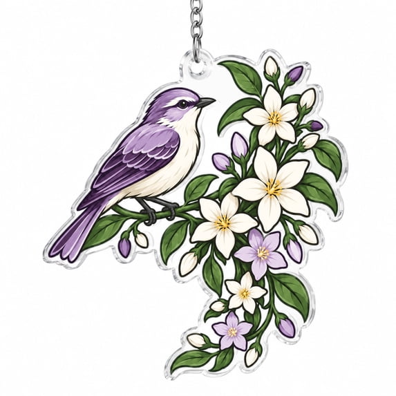 Weave Spring Songbird Jasmine Acrylic Suncatcher Ornament for Window Spring ...