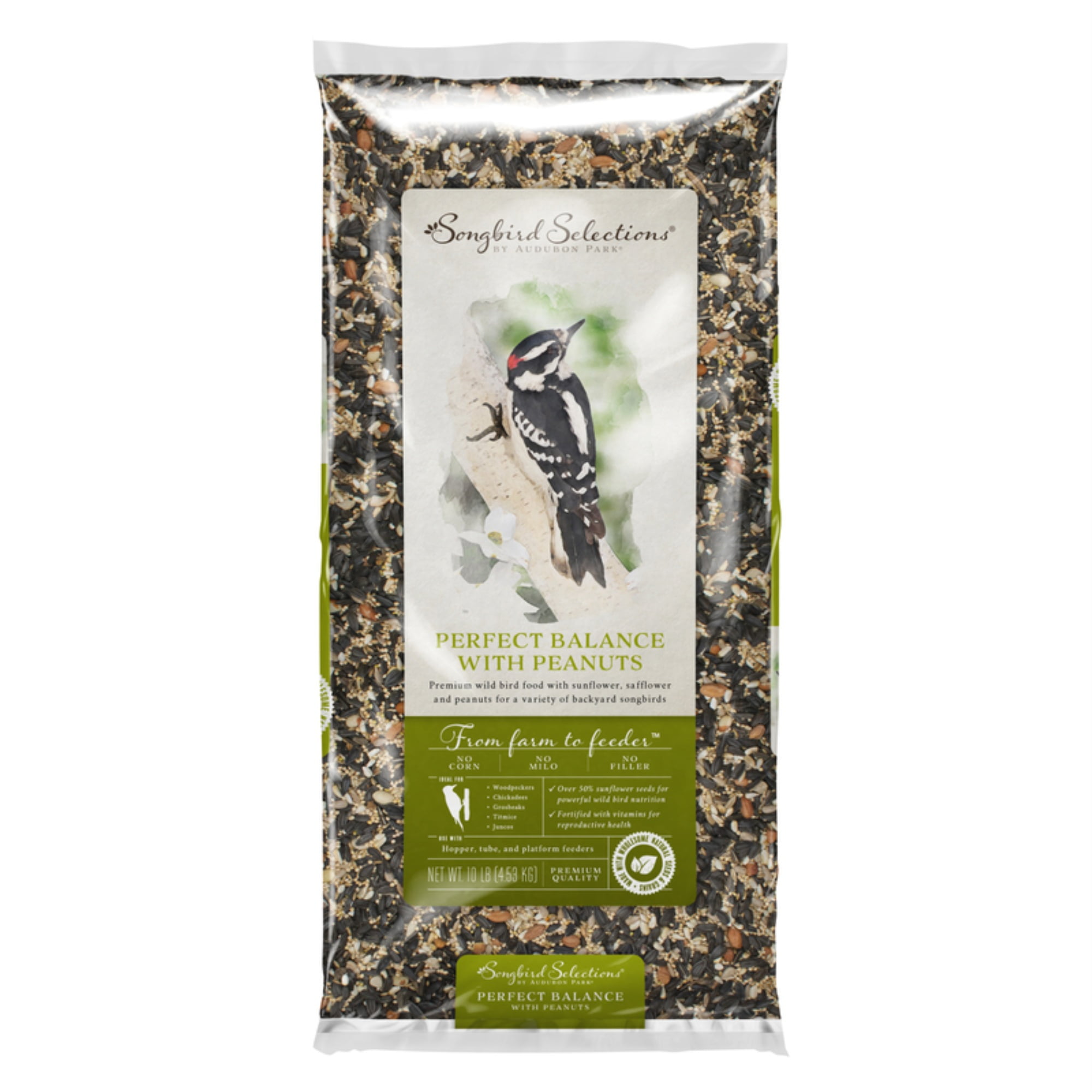 Songbird Selections Perfect Balance with Peanuts Wild Bird Seed Wild Bird Food 10 lb