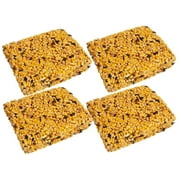 Songbird Treats Squirrel Seed Cakes Large 4 Pack | Pack of 4 Sqirrel 2 lb Large Bird Seed Cakes for Wild Birds | Squirrel Seed Blocks