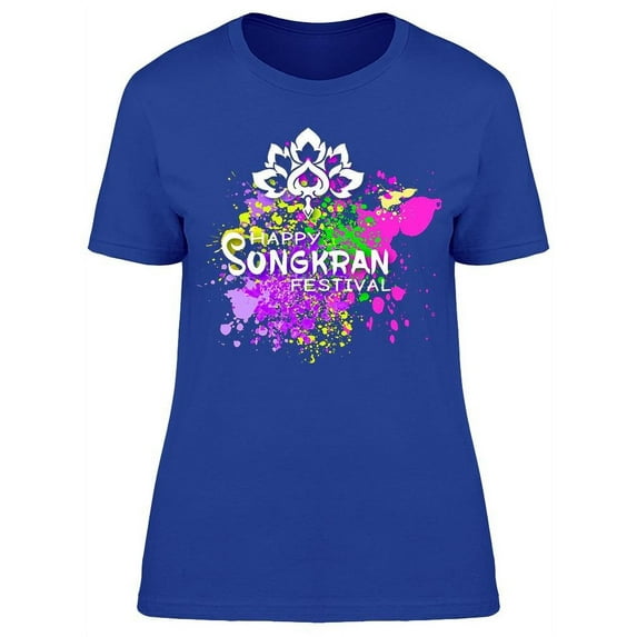 Songkran Thai Festival T-Shirt Women -Image by Shutterstock, Female Large