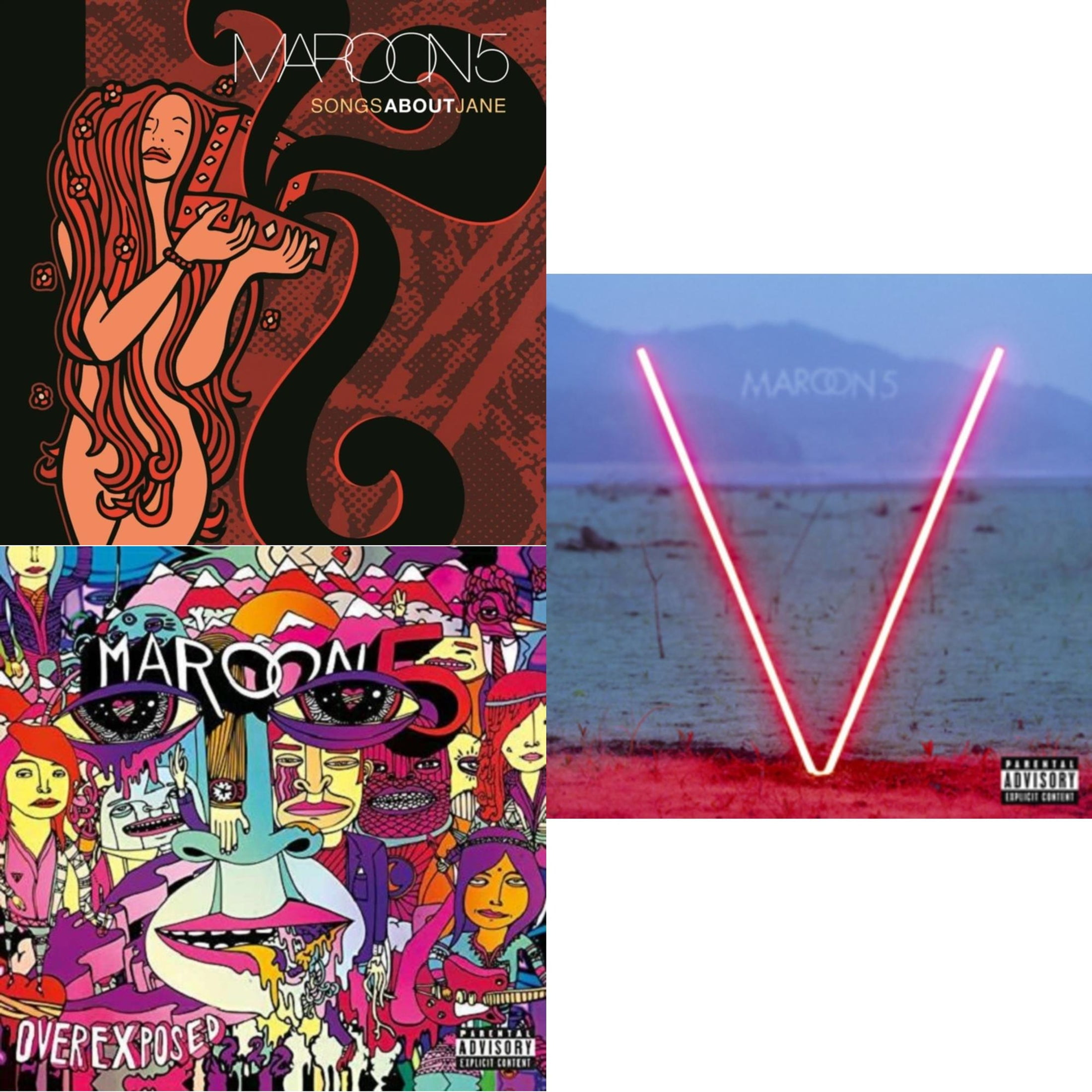 Maroon 5/マルーン5 - V アナログレコード・レッドビニル Maroon 5 - V [Red Vinyl] (Vinyl LP) - Amoeba Music