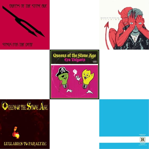Songs For The Deaf (180G) (X) & Lullabies To Paralyze (2LP/180G) (X) & Era Vulgaris (180G) & Villains (Gatefold/Dl Card) & Rated R (180G) (X)
