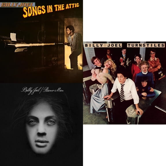 Piano Man & Turnstiles & Songs In The Attic [LP Vinyl Bundle]