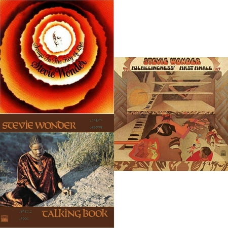 Songs In The Key Of Life & Talking Book & Fulfillingness' First Finale [LP Vinyl Bundle]