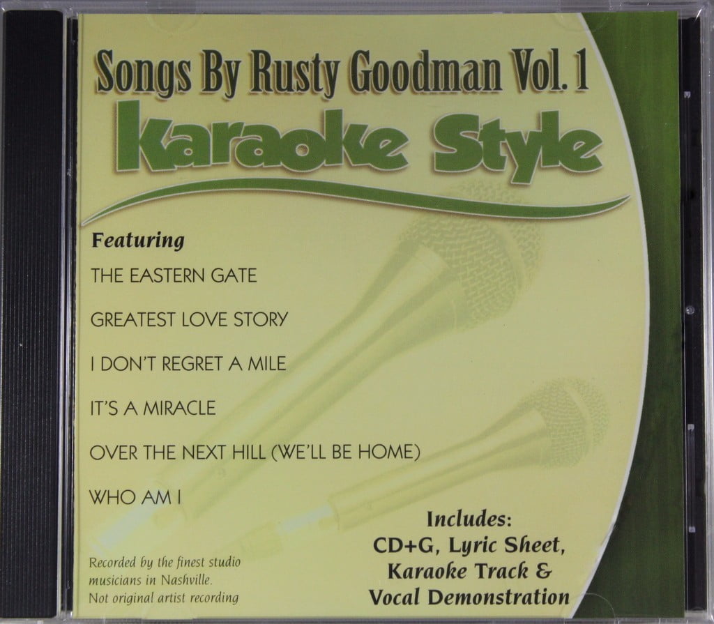 COMING SOON Songs by Rusty Goodman Volume 1 Daywind Christian Karaoke Style NEW CD+G 6 Songs