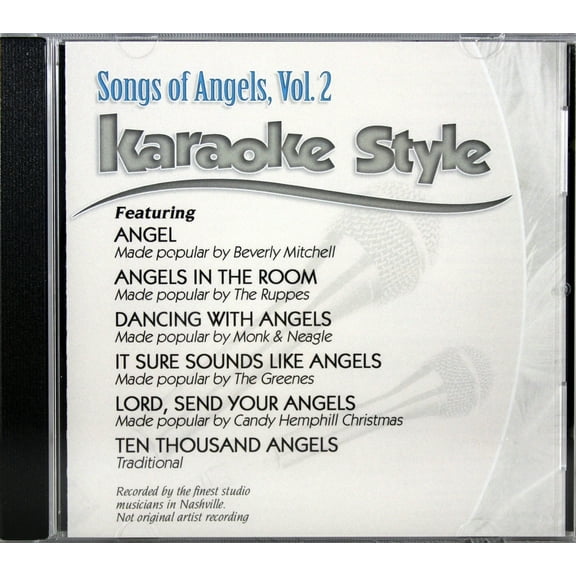 Songs of Angels Volume 2 Christian Karaoke NEW CD+G 6 Songs
