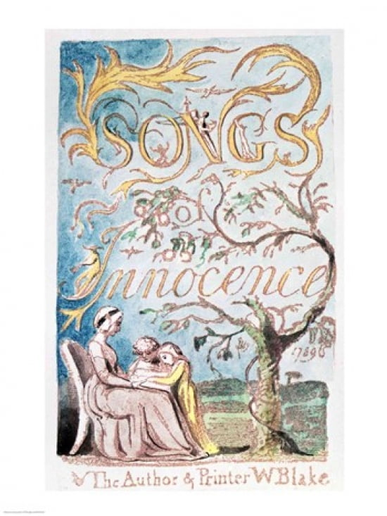Songs of Innocence Title Page 1789 Canvas Art - William Blake (18 x 24)