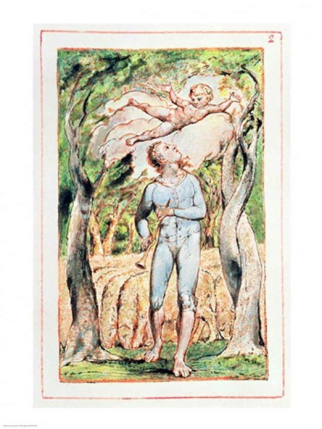 Songs of Innocence the Piper Canvas Art - William Blake (18 x 24)