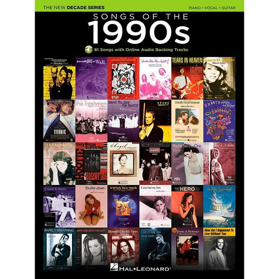 Songs of the 1990s: The New Decade Series with Online Play-Along Backing Tracks (Paperback)