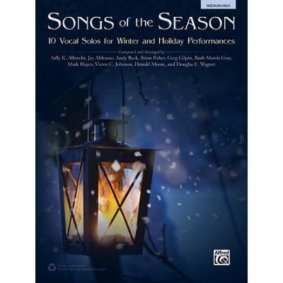 Pre-Owned Songs of the Season: 10 Vocal Solos for Winter and Holiday Performances (Paperback) by Sally K Albrecht, Jay Althouse, Andy Beck