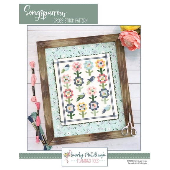 Songsparrow Cross Stitch Pattern