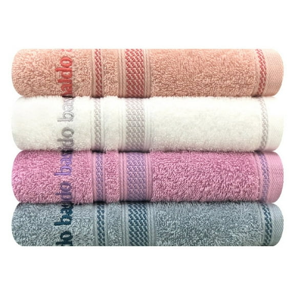 Songwol Premium Cotton Hand Towels (Set of 4) | 16 X 30 Inch (40 X 77 cm) | Maximum Softness and Absorbency (390 GSM) | Made in Korea