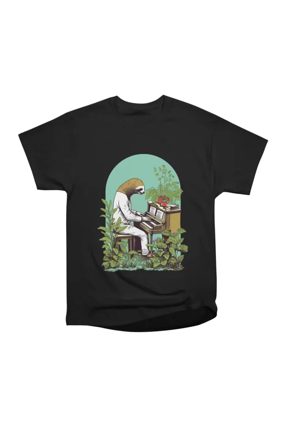 Songwriting Sloth T-Shirt Tee Gift For Him Merch For Her Apparel For Friend