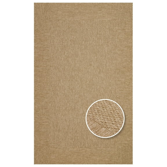 Sonia Beige Modern Polypropylene Handmade Area Rug