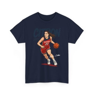 Sonia Citron #22 Women Basketball Cartoon Unisex Heavy Cotton Tee-KWBSC2201-Navy-XL