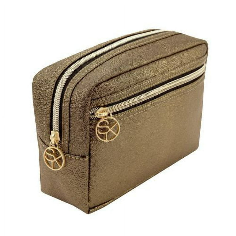 Sonia Kashuk Overnighter Makeup Bag Gold Walmart