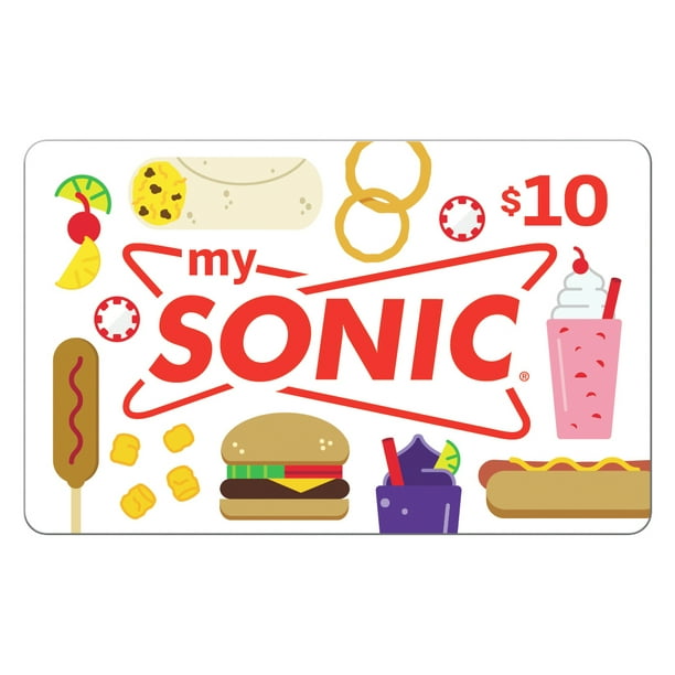 Sonic $10 Gift Card - Walmart.com