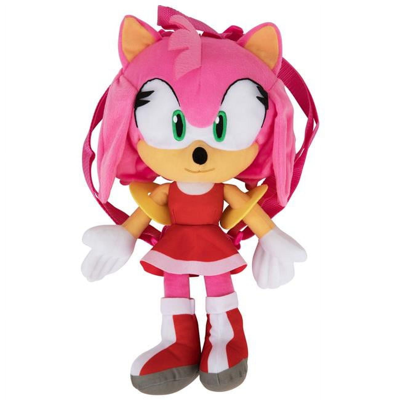 Sonic 16 in. Sonic the Hedgehog Amy Plush Backpack