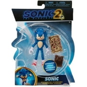 Sonic 2 Movie 4 Inch Figures Sonic with Map & Pouch