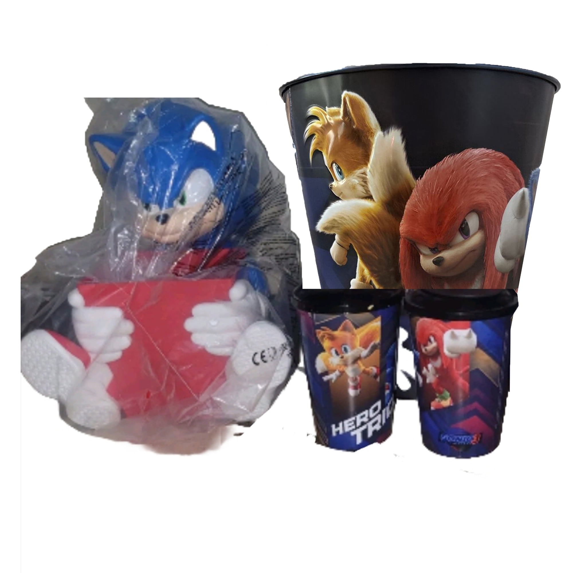 Sonic 3 Movie Popcorn Bucket Party Bundle - Walmart.com