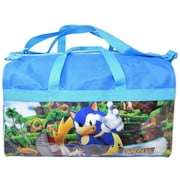 Blue Sonic the Hedgehog Duffle Bag, for Travel, School, Sports, Daycare, or Vacation