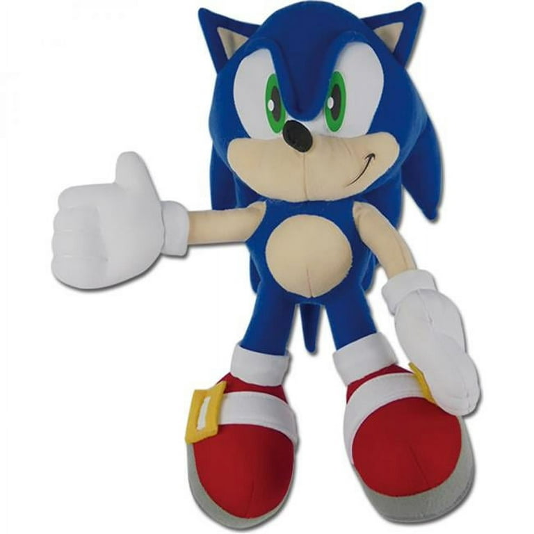 Sonic 837496 10 in. Sega Sonic the Hedgehog Movable Plush Figurine