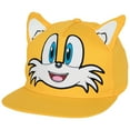 thumbnail image 1 of Sonic 862130 Sonic the Hedgehog Tails Big Face Youth Hat with Ears, Yellow, 1 of 5