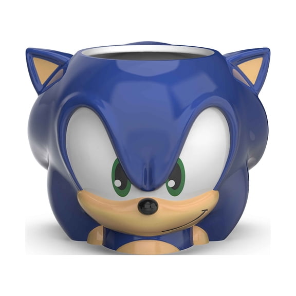 Sonic The Hedgehog 15oz Sculpted Ceramic Mug